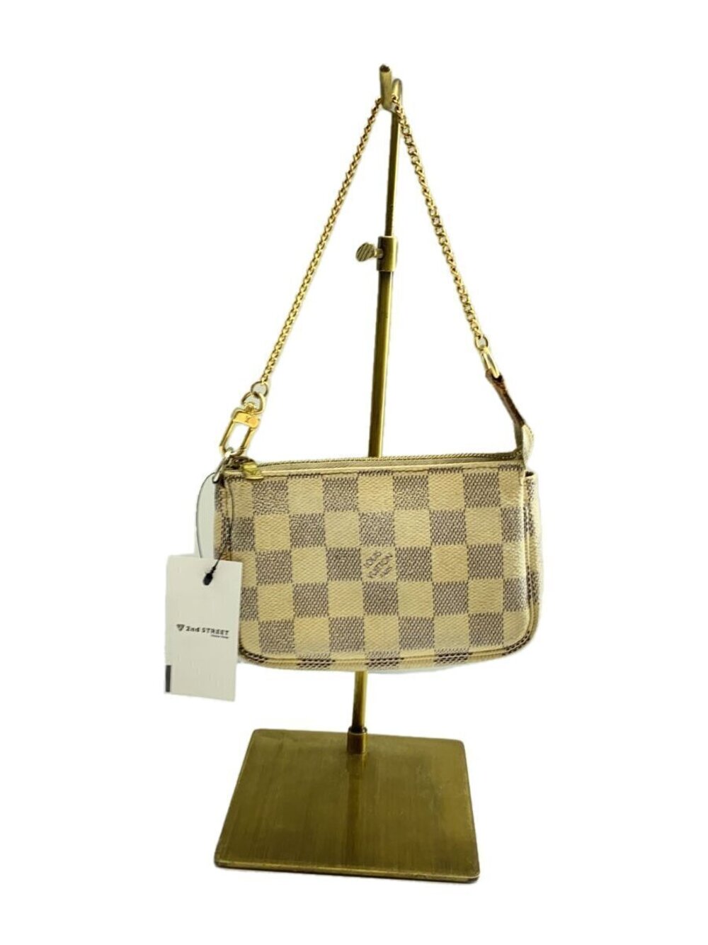 LOUIS VUITTON Pochette Accessoires Damier Azur White